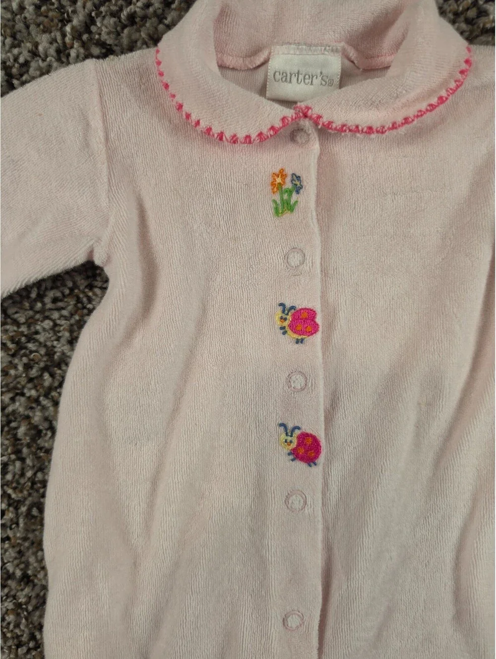 Carters pajama while touch